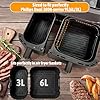 2x Silikon Einsätze Für Philips Airfryer XXL - Heißluftfritteuse Zubehör