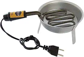 Acendedor Elétrico Zincado Médio Para Carvão de Narguilé 127V