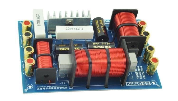 Generic 1x 400W Double Woofer Speaker Frequency Divider Audio Crossover Filter -6000C