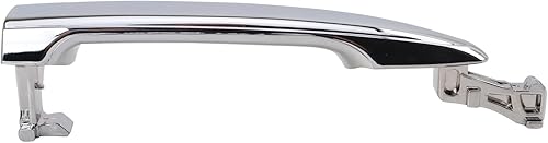 Miniatura 764 de TRQ Manija de puerta exterior delantera izquierda plateada para el lado del conductor compatible con Nissan 370Z 2009-2017