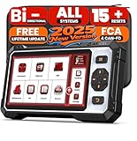 OBD2 Scanner ANCEL FX6100 Bidirectional Scan Tool, All Systems Car Diagnostic Scanner, Code Reader with Active Test,15+ Reset, Oil/EPB/BMS/ABS Bleeding/SAS/D-PF Reset, FCA&CANFD, AutoVin, Free Upgrade