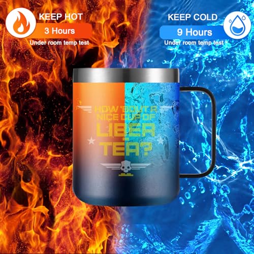 Vaso termo de acero inoxidable 12 oz negro miniatura 4