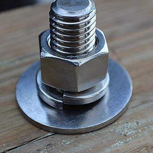 Mromax MRO190822N-0058 M3-0.5Mm Hex Nuts, Carbon Steel Metric Coarse Thread Hexagon Nut Fasteners Nickel Plated thumb #5