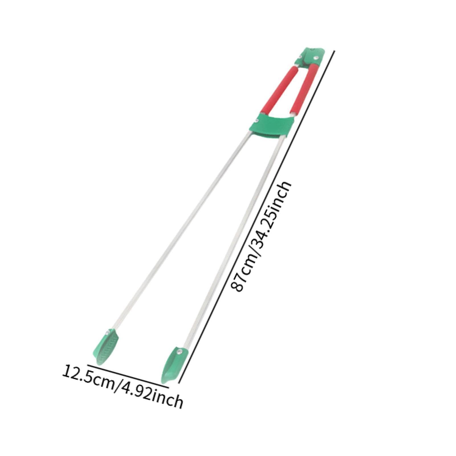 Generic Pinzas para Recoger Basura, Herramienta de Alcance, Pinzas de Basura Resistentes, Recogedor de Basura para Césped, Rojo