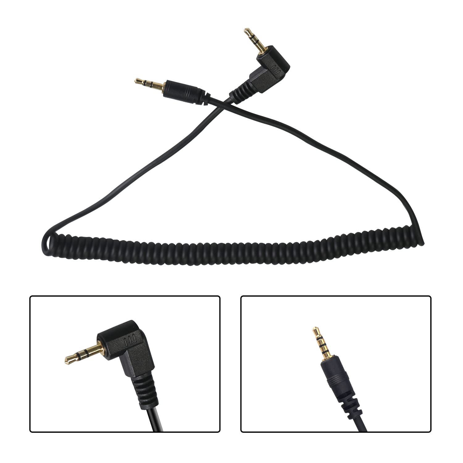 AODELAN Camera Remote Cable Compatible With Canon EOS R6, EOS R, EOS Ra, EOS RP, 850D, 90D, 80D, 70D; Replacement RS-60E3 Cable - View #3