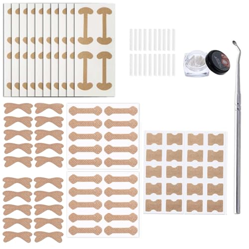 102Pcs Ingrown Toe Nail Remover, Ingrown Toenail Correction Tool Kit, Include Toenail Corrector Strips, Filling Pads and Nail Lifter for Daily Foot Care, Travel Essential