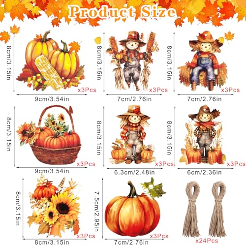 24-Pieces-Fall-Scarecrow-Wood-Hanging-Ornament-Fall-Harvest-Wooden-Signs-Thanksgiving-Vintage-Hanging-Ornaments-Autumn-Pumpkin-Wooden-Cutouts-for-Thanksgiving-Day-Fall-Harvest-Party-Favor 24 Pieces Fall Scarecrow Wood Hanging Ornament Fall Harvest Wooden Signs Thanksgiving Vintage Hanging Ornaments Autumn Pumpkin Wooden Cutouts for Thanksgiving Day Fall Harvest Party Favor