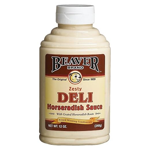 BEAVER Brand Deli Horseradish Sauce, 12-Ounce Squeezable Bottles by Beaver