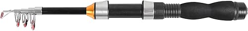 Miniatura 2 de Caña de pescar telescópica plegable extensible para agua salada y agua dulce, diseño ligero y compacto