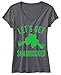 Let's Get SHAMROCKED St. Patty's Day Shirt V-neck Women's
