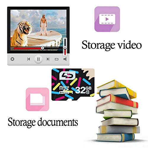 Voiks Tarjeta de Memoria 32G/16G Ultra Micro SD HC Clase 10 TF Flash SDHC