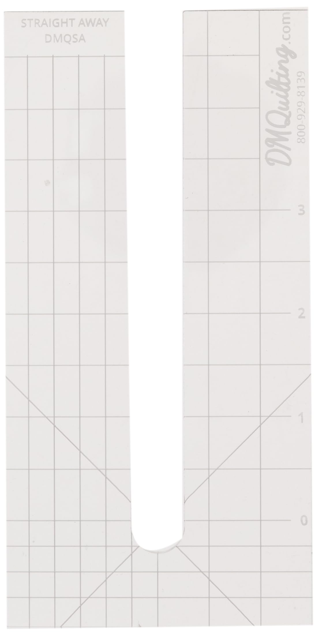Modelli dritti DMQuilting a gambo alto da 12,7 cm, in acrilico, nessuno