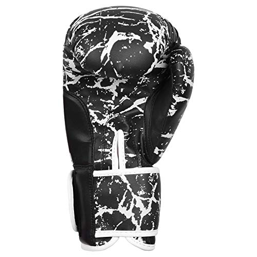 Boxing Training Sparring Kickboxing Punching Heavy Bag Muay Thai Mitts Mma Gloves For Youth, Men & Women (Black/White, 16 Oz) #TOP5