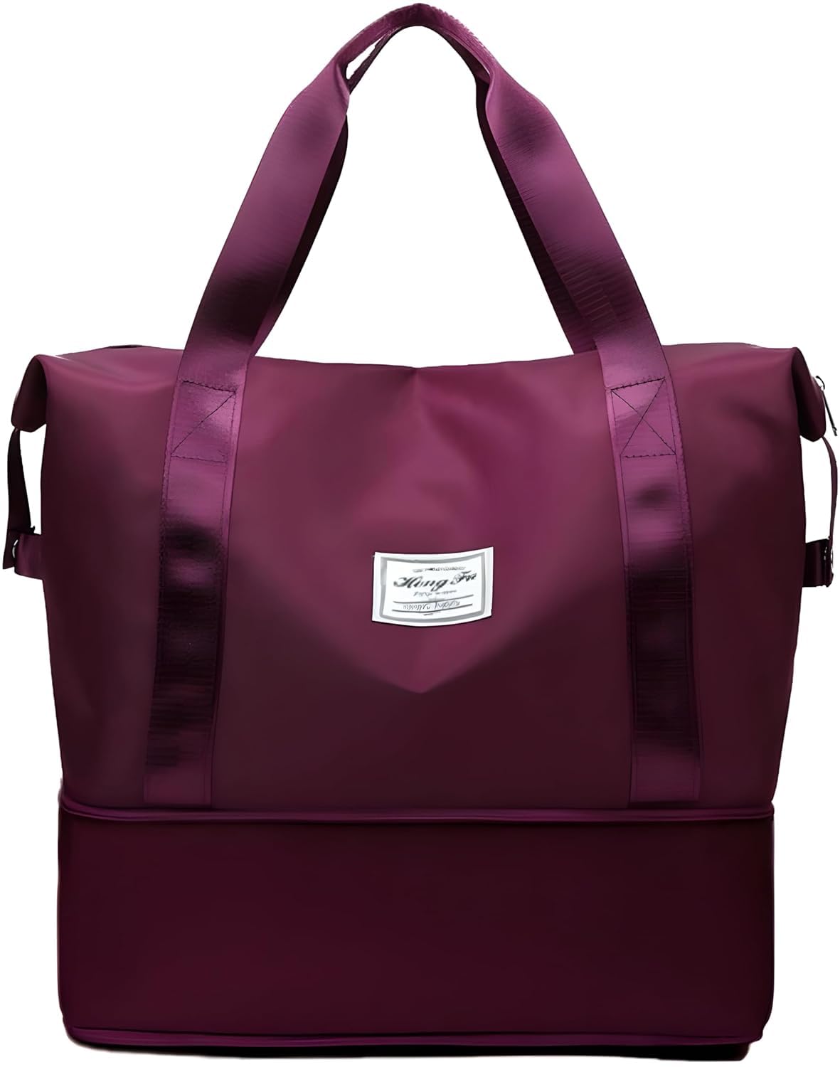 Nylon Duffle Bag for Travelling |Waterproof and Large Travel Bag for Women's Luggage | Expandable & Multipurpose Large Capacity Weekender Carry Bag (Wine)-image-46