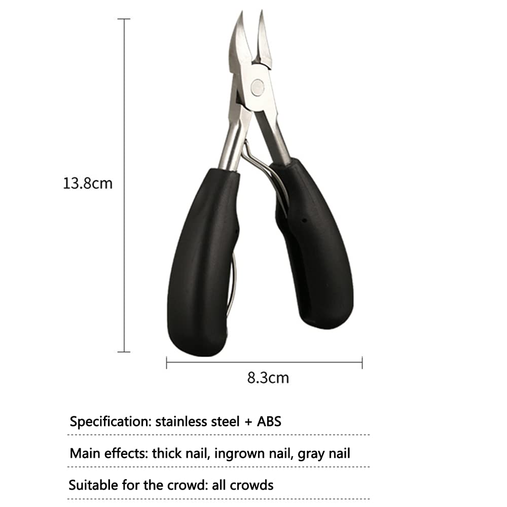 Zehennagelknipser Nagelknipser Nagelknipser, Nagelknipser-Set, scharfe Hochleistungs-Zehennagelknipser und Fingernagelknipser-Set for dicke Nägel und eingewachsene Zehennägel, geeignet for Männer, Fra