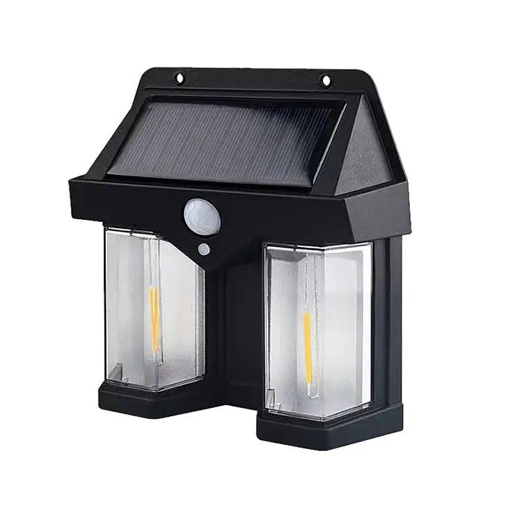 HUMAIZAR Solar Out Door Wall Light Double LED Light Wall Garden Light Pathway Light Lawn Light Outdoor Solar Safety Light Warm White (B0DB2KF8PB) Amazon Price History, Amazon Price Tracker