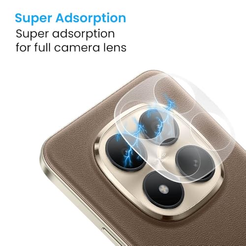 Image of ArmourPro Premium Camera Lens Protection Compatible with Redmi Note 15 Pro Plus (6.83 Inches) With Edge to Edge Full Camera Coverage | Transparent, Pack of 1
