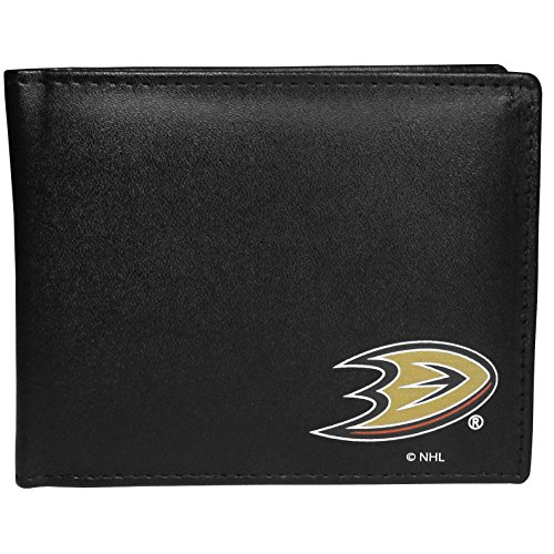 Carteira masculina NHL com dobra dupla, Preto, One Size
