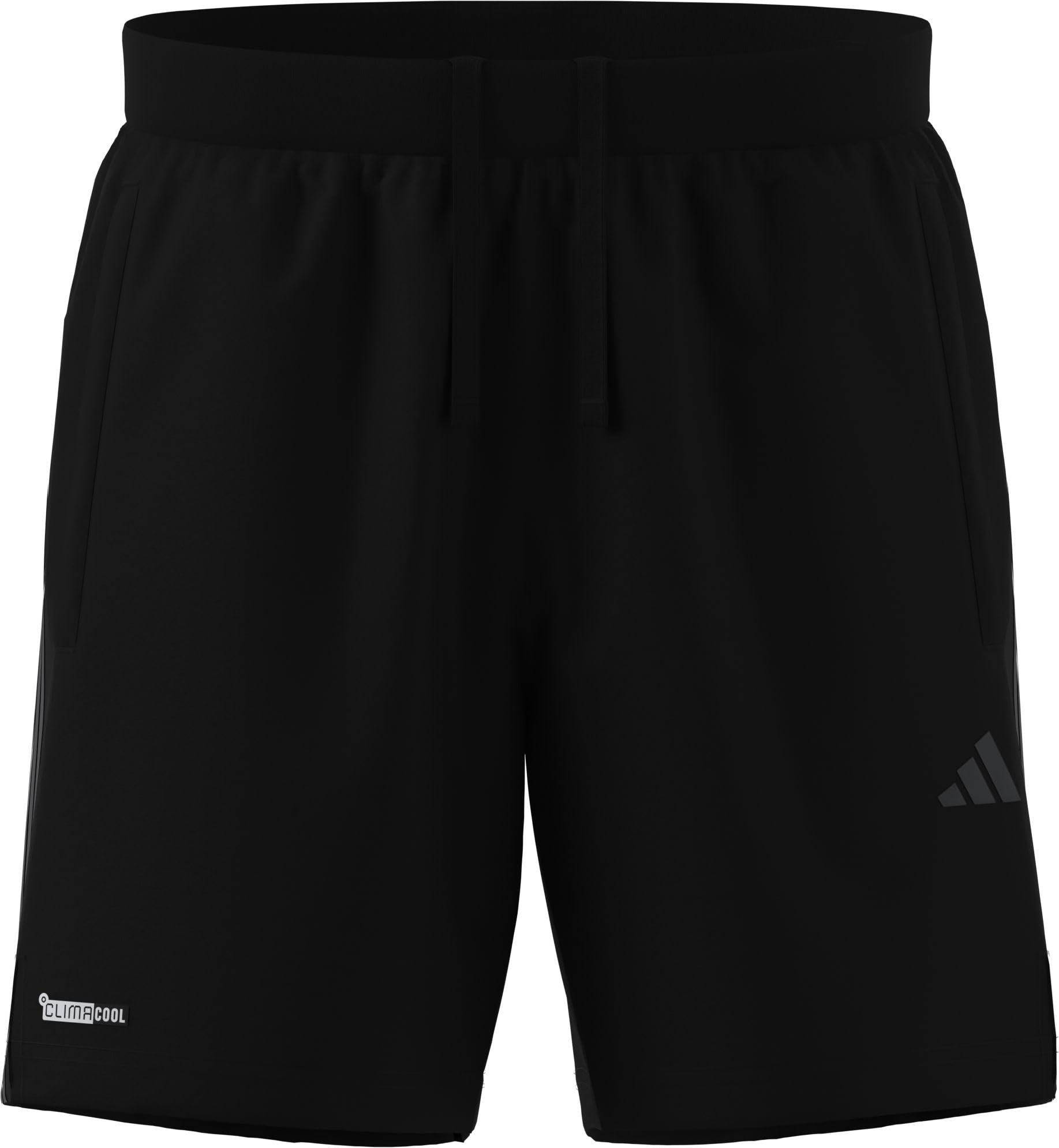 adidas Men's Tech Essentials Workout 3 Stripes Shorts, Black, 3XL 7 inch