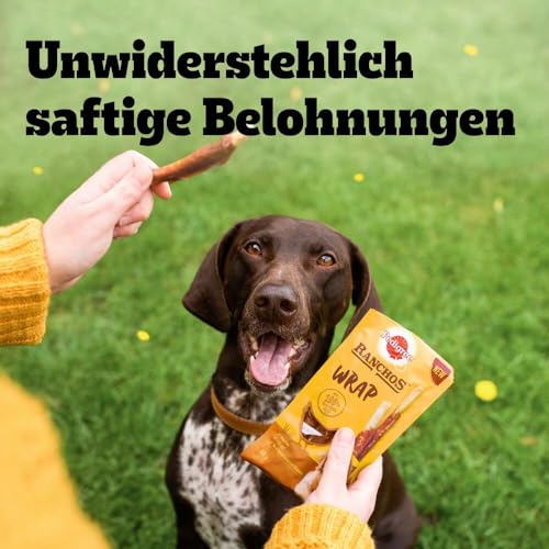 Pedigree WRAP – Kausticks für Hunde – Ummantelt mit Hühnchen – Zur Belohnung beim Training oder einfach zwischendurch – 12 x 40g