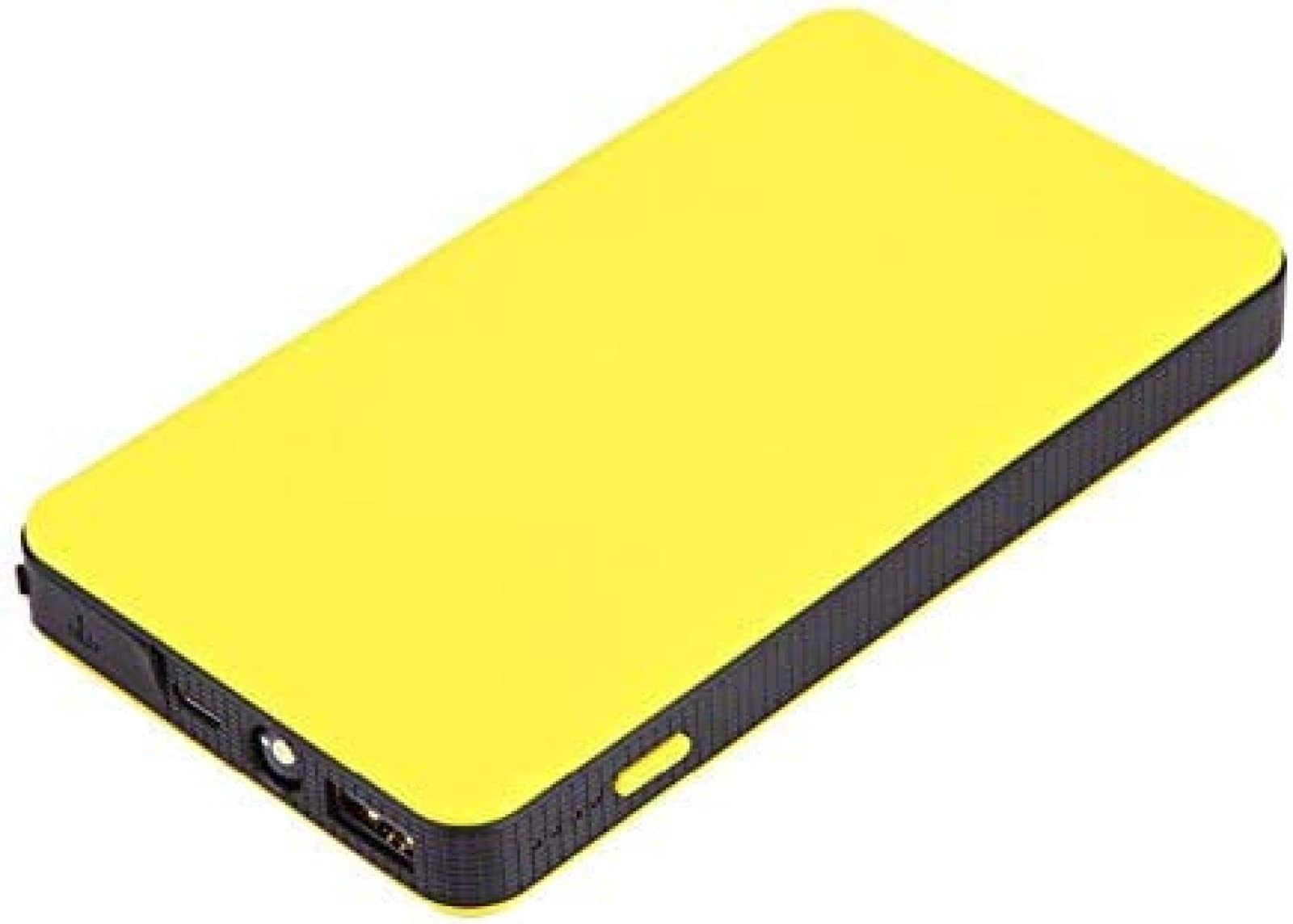 Przenośny Mini Slim 20000mAh Urządzenie Do Uruchamiania Awaryjnego Samochodu Power Bank 12V Silnik Ładowarka Booster Rozrusznik Akumulatora Samochodowego,Czarny,YUYANAIAI