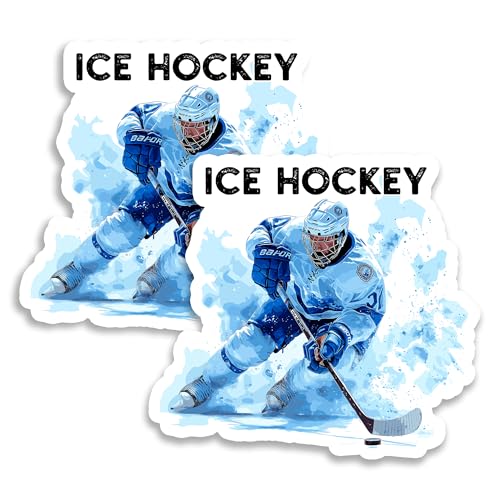 Imán Decorativo Hockey Sobre Hielo 4 Pulgadas Pack 2 miniatura 1