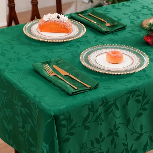 4 servilletas de tela navideñas joybest 20 x 20 pulgadas verde miniatura 6
