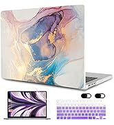 MEEgoodo Case for MacBook Air 13.6 inch Case 2022 Released A2681 with M2 Chip, Laptop Hard Shell ...