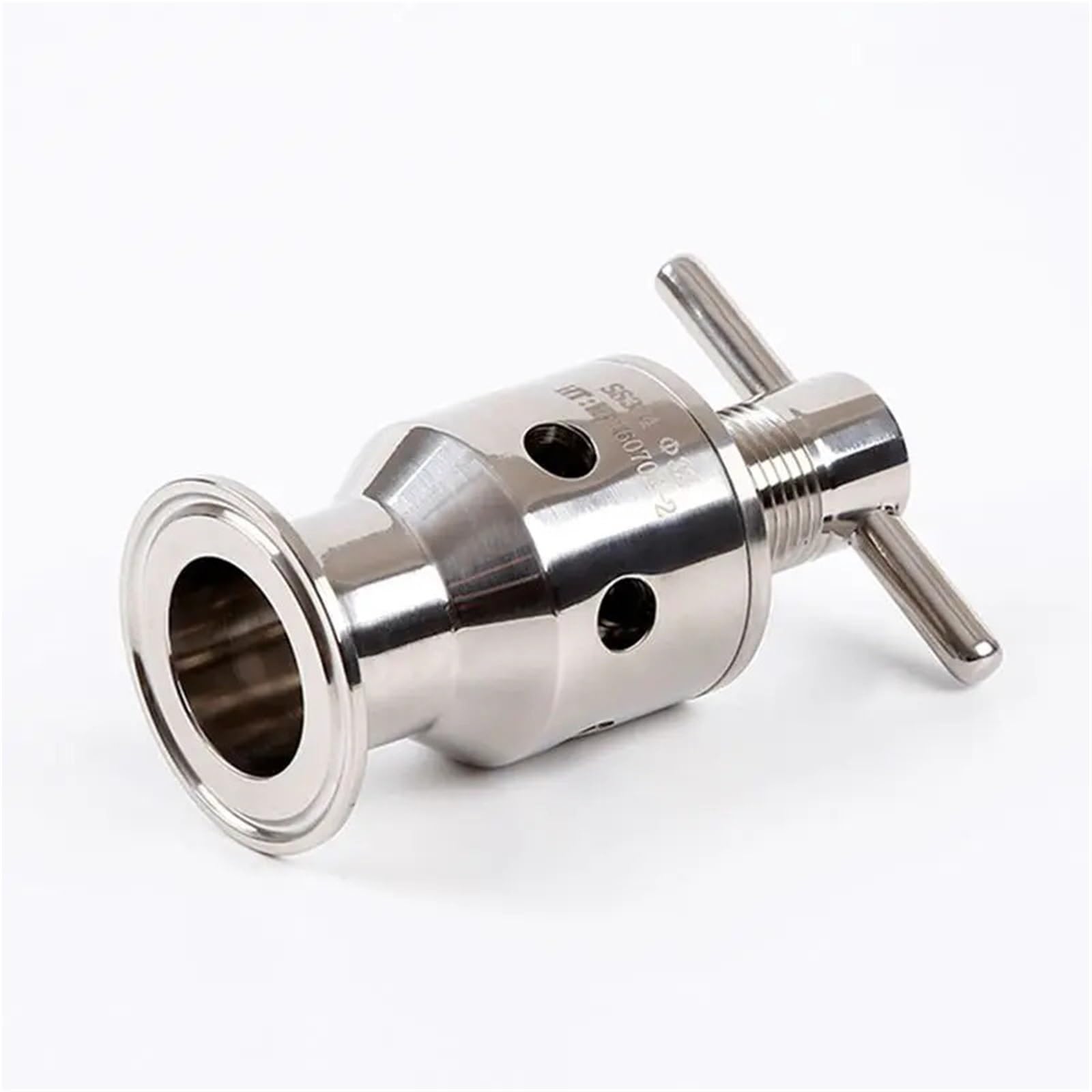 VáLvula De Alivio De PresióN Ajustable Tubo OD 32mm SUS304 1,5 "Tri abrazadera válvula de seguridad alivio presión ajustable 0,5-3, Bar ventilación escape para Calentador de Agua
