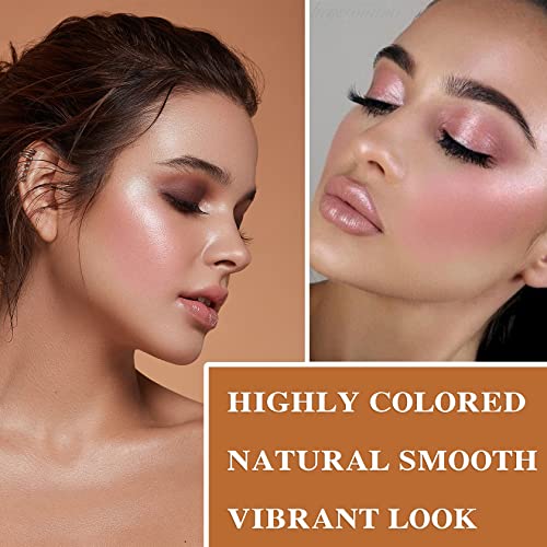 Cream Blush Stick,3 In 1 Makeup Blush Stick For Cheeks Eyes&Lips,Silky Lightweight Texture,Easy To Apply,Waterproof Long Lasting Natural Charming Face Foundation Stick Makeup(#Rose) #TOP3