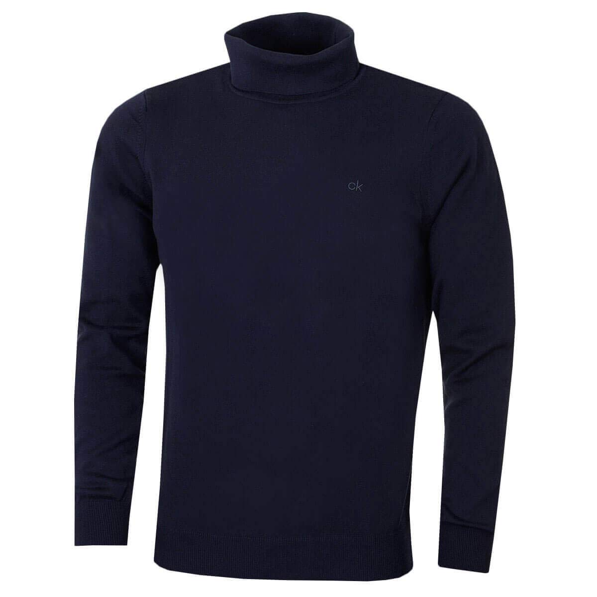 Calvin Klein Men's Navy Ck Roll Neck Sweater - Xxxxl