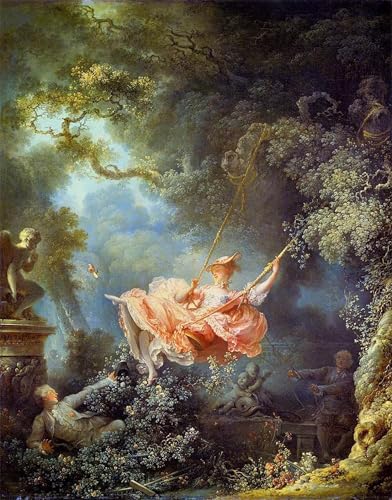 De célèbres tableaux imprimer affiche toile Fragonard 60x90