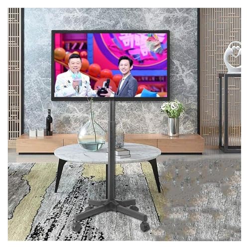 Soporte móvil para TV con ruedas y estante miniatura 5