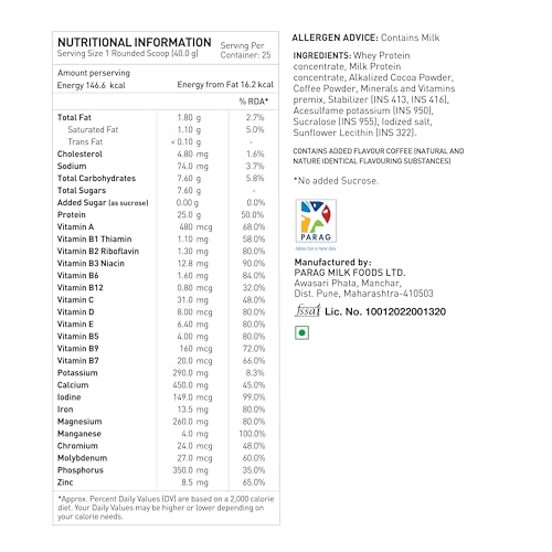Image of avvatar ALPHA WHEY PROTEIN | 1Kg | Cold Coffee Flavour | 25g Protein | 25 Servings