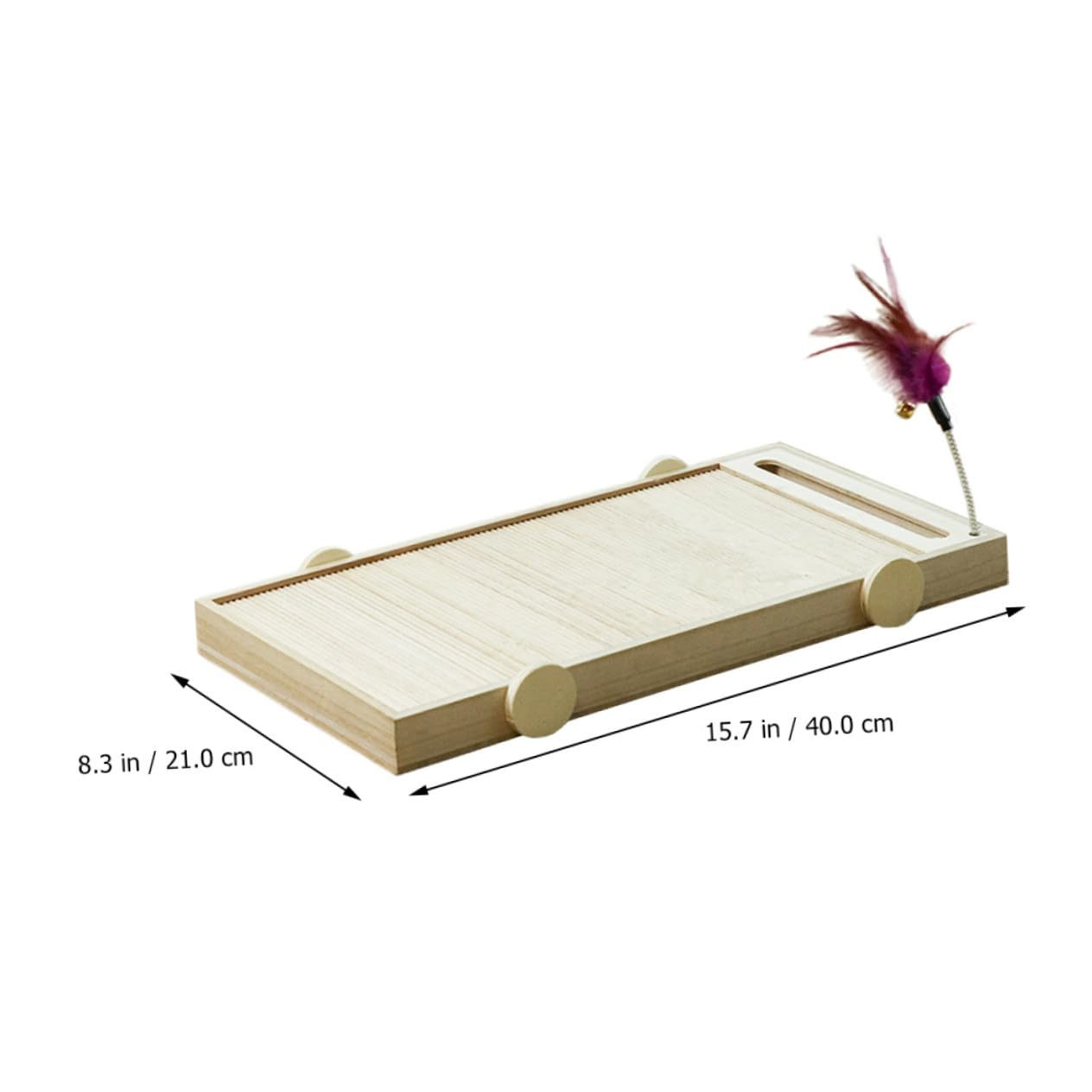 Hohopeti Tiragraffi Protezione Composito in e per Resistente Materiale Gatti Gioco con Funzione di in Accessori Divano per Animali Attivi Domestici