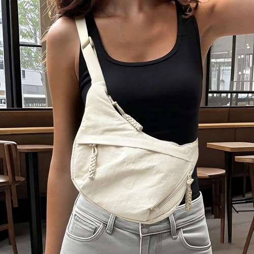 Bolso bandolera de nylon para mujer, ligero y casual miniatura 2