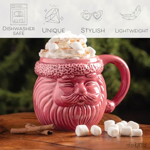 Taza de Cerámica Santa 18 oz Verde Oscuro miniatura 5