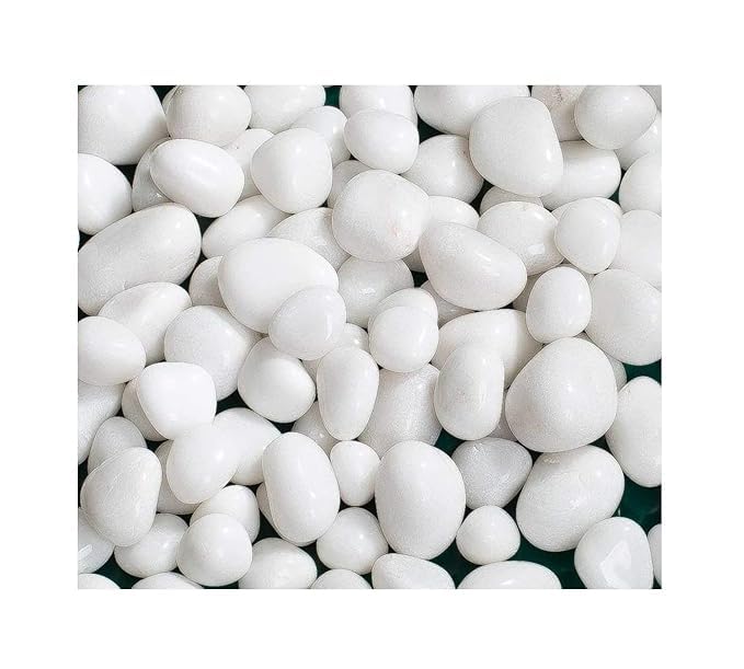 Baba Ka Deewana 1kg Medium Polished White Pebbles for Garden & Home D?cor Planters, Aquarium Decoration, Fountain, Landscaping, Plants, Vase Decoration (15 to 35 MM) (B0D77WWL3P) Amazon Price History, Amazon Price Tracker