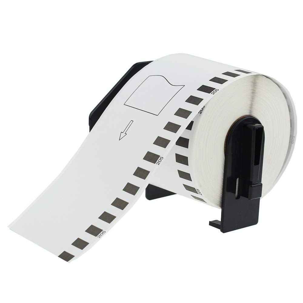 Swift 5 x Compatible DK-44205 62mm x 30.48m Removable White Thermal Continuous Paper Tape Labels Compatible with Brother QL-1100 QL-1060N QL-570 QL-580 QL-700 QL-710W QL-800 QL-810W Printers