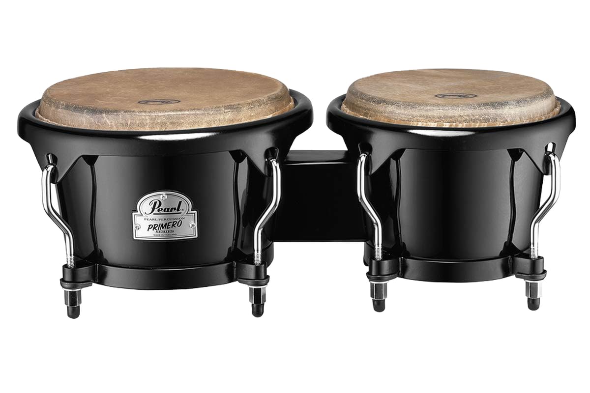 Pearl Primero Series Bistre Black Fiberglass Bongos