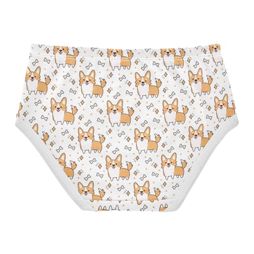 Girls' Underwear Dog Funny Cotton Stretch Comfort Toddler Panties2