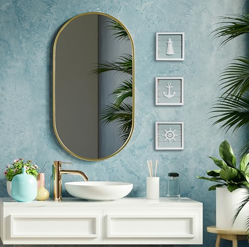 TideAndTales 3D Nautical Wall Decor (7"x7"), Coastal Theme Home Decorations with Anchor, Lighthouse and Ship Wheel, Rustic Ocean Inspired Bathroom Decor - Nautical Gifts - Framed Set of 3 - Image 8