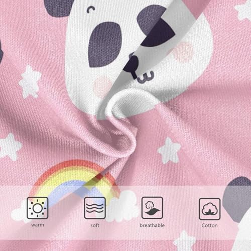 Flower Girls Underwear Toddler 2t Cotton Cute Panties Girl Cute Panda Rainbow Pink Briefs Girls Undies3