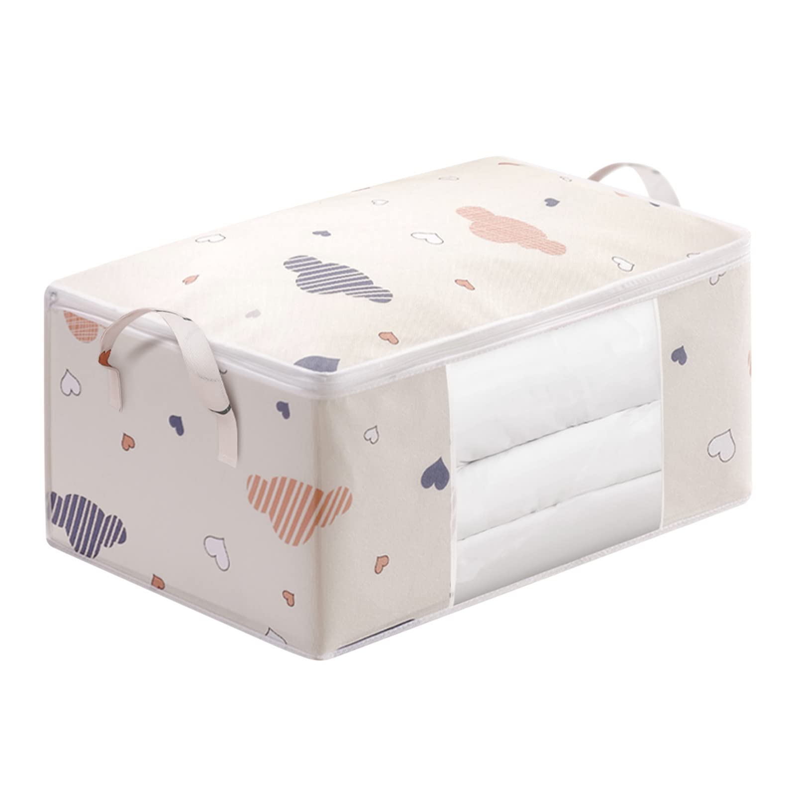 3 pezzi Borsa portaoggetti a compressione for piumone, grande capacità, organizer for armadio, pieghevole, trapunta, cuscino, coperta, custodia