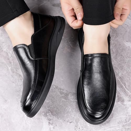 Men's Classic Slip-On Luxury Oxford Shoes Casual Work Office Comfortable Business Shoes for Dating Prom Work2