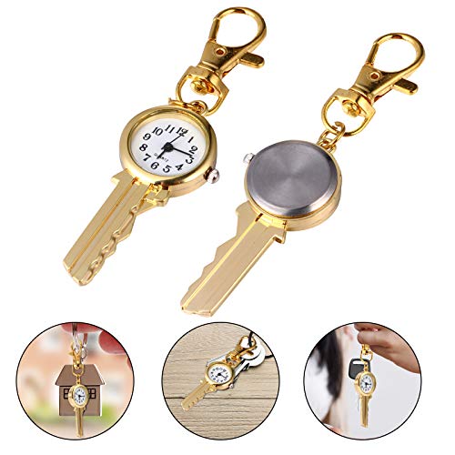 Relógio de Bolso de Silicone Relógio de bolso vintage quartzo chaveiro relógios redondos pingente po