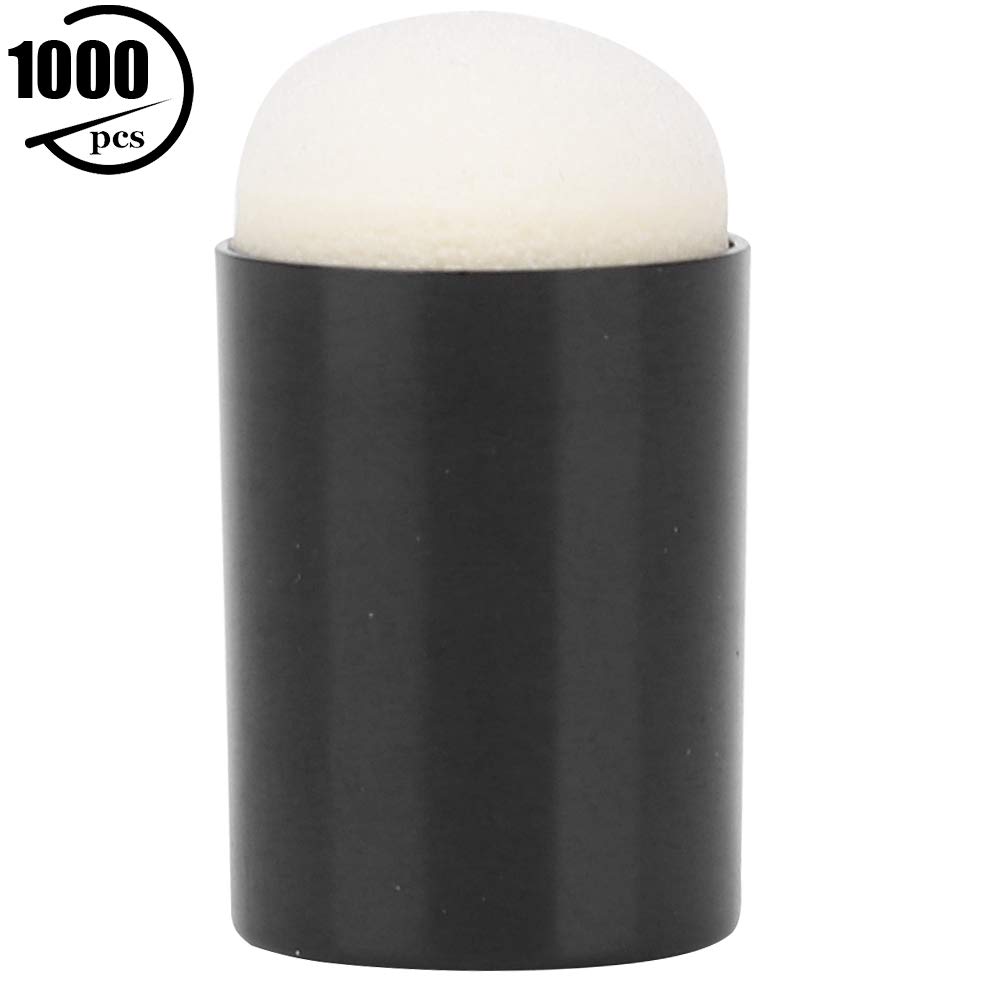 Qcwwy 1000 Piezas de Esponja para Dedos, Herramienta de Pintura, Kit de Garabatos, Esponjas de Plástico para Pintura de Dedos con Fuerte Absorción de Agua para Niños, Arte Graffiti (1000 Piezas/Caja)