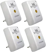 Kit 4 Repelente Eletrônico Ultrassônico Byepest Espanta Ratos Morcegos e Roedores Cobertura 200m² Sem Cheiro e Química