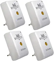 Kit 4 Repelente Eletrônico Ultrassônico Byepest Espanta Ratos Morcegos e Roedores Cobertura 200m² Sem Cheiro e Química