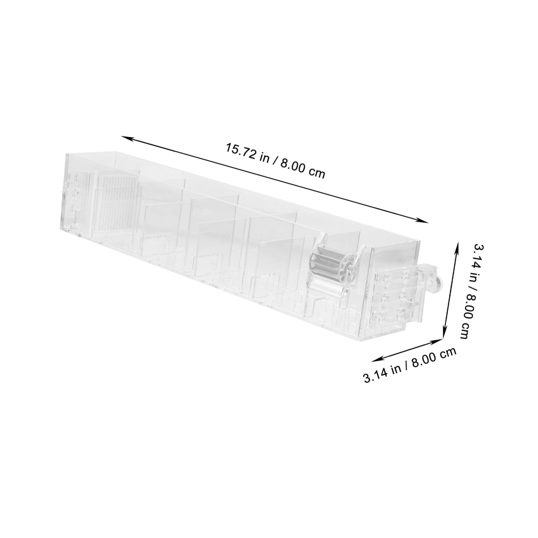 Acryl Aquariumfilterkasten mit Integrierter Wasserpumpe und Leisem Hängesystem 1 Satz Filterbox für Effiziente Fischtankfiltration und Klares Design